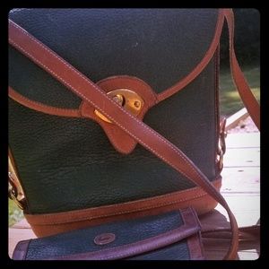 Dooney&bourke distressed purse+wallet